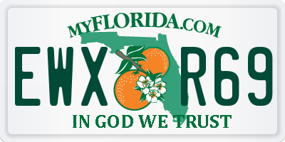 FL license plate EWXR69