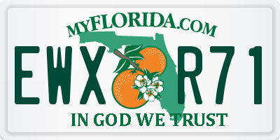 FL license plate EWXR71