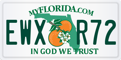 FL license plate EWXR72