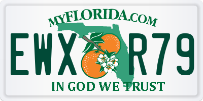 FL license plate EWXR79