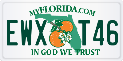 FL license plate EWXT46