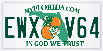 FL license plate EWXV64