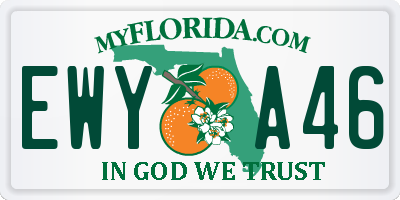 FL license plate EWYA46