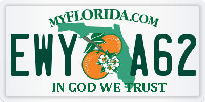 FL license plate EWYA62