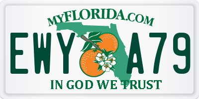 FL license plate EWYA79