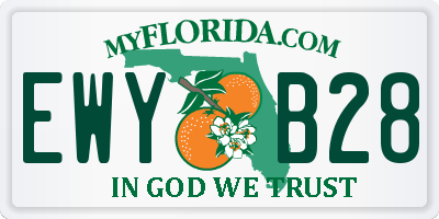 FL license plate EWYB28