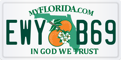 FL license plate EWYB69