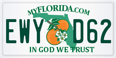 FL license plate EWYD62