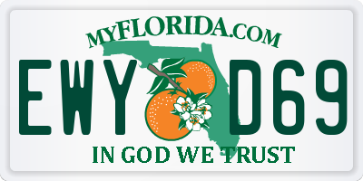 FL license plate EWYD69