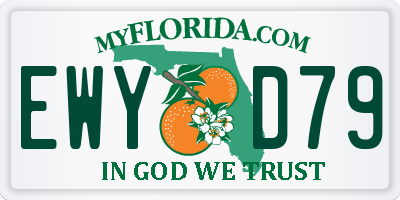 FL license plate EWYD79