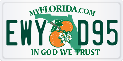 FL license plate EWYD95