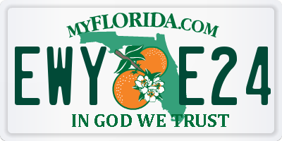 FL license plate EWYE24