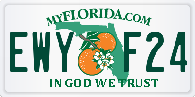 FL license plate EWYF24