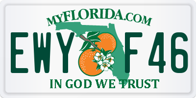 FL license plate EWYF46
