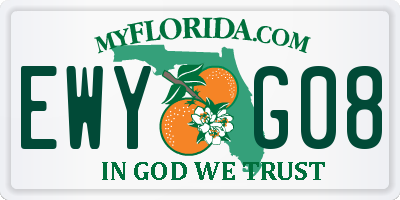 FL license plate EWYG08