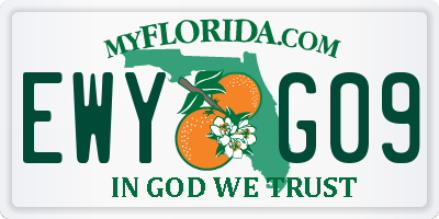 FL license plate EWYG09