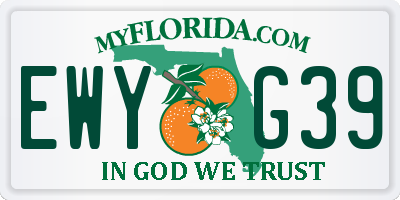 FL license plate EWYG39