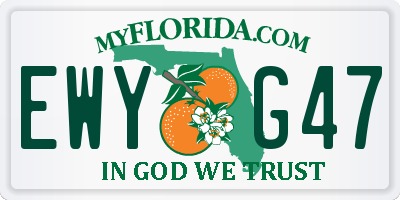 FL license plate EWYG47