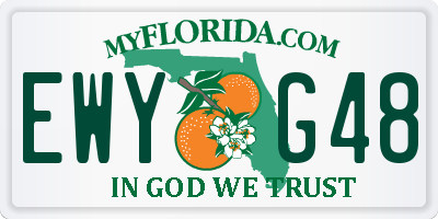 FL license plate EWYG48