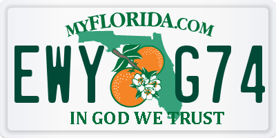 FL license plate EWYG74