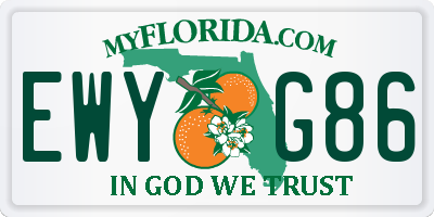 FL license plate EWYG86
