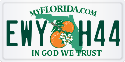FL license plate EWYH44