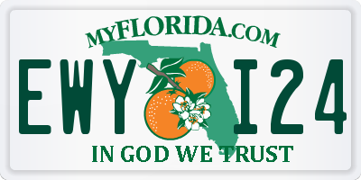 FL license plate EWYI24