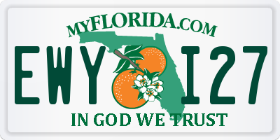 FL license plate EWYI27