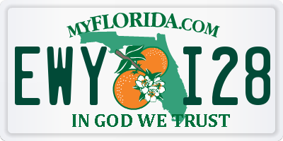 FL license plate EWYI28