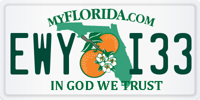 FL license plate EWYI33