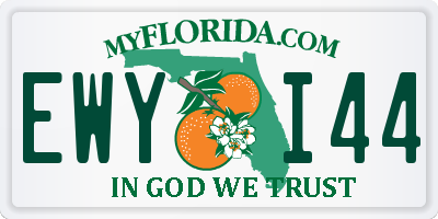 FL license plate EWYI44