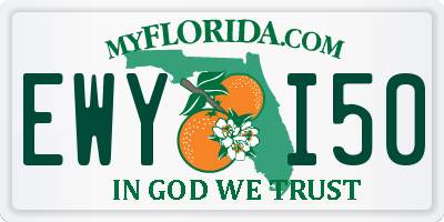 FL license plate EWYI50