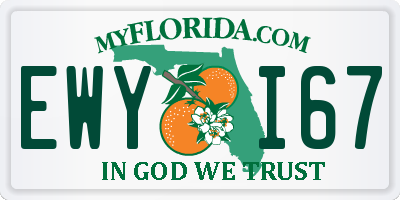 FL license plate EWYI67