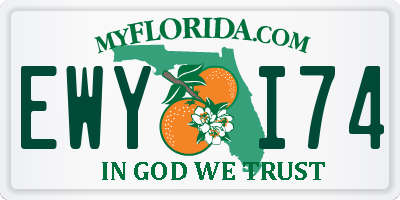 FL license plate EWYI74