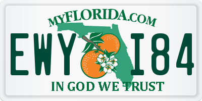 FL license plate EWYI84