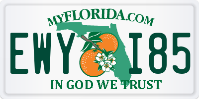 FL license plate EWYI85