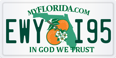 FL license plate EWYI95