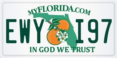 FL license plate EWYI97