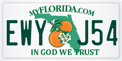 FL license plate EWYJ54