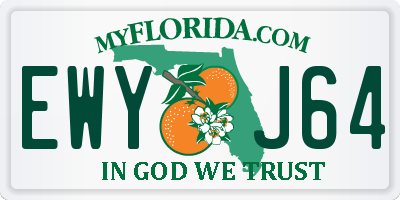 FL license plate EWYJ64