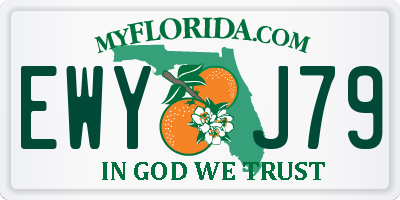 FL license plate EWYJ79
