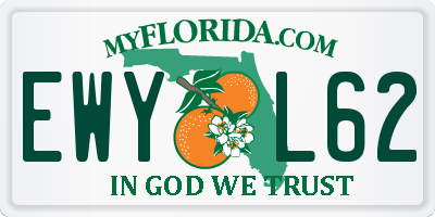 FL license plate EWYL62