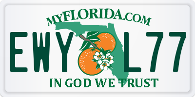 FL license plate EWYL77