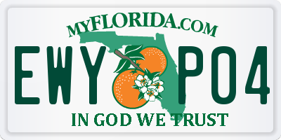 FL license plate EWYP04