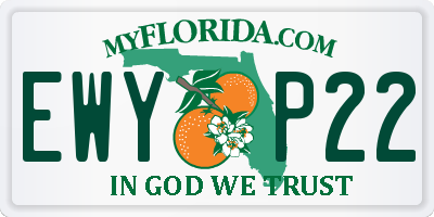 FL license plate EWYP22
