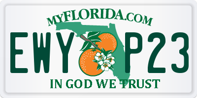 FL license plate EWYP23