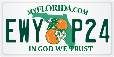 FL license plate EWYP24