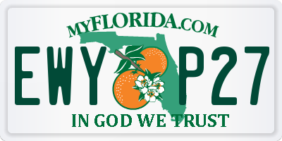 FL license plate EWYP27
