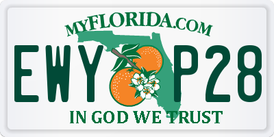 FL license plate EWYP28