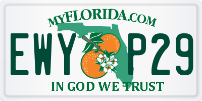 FL license plate EWYP29